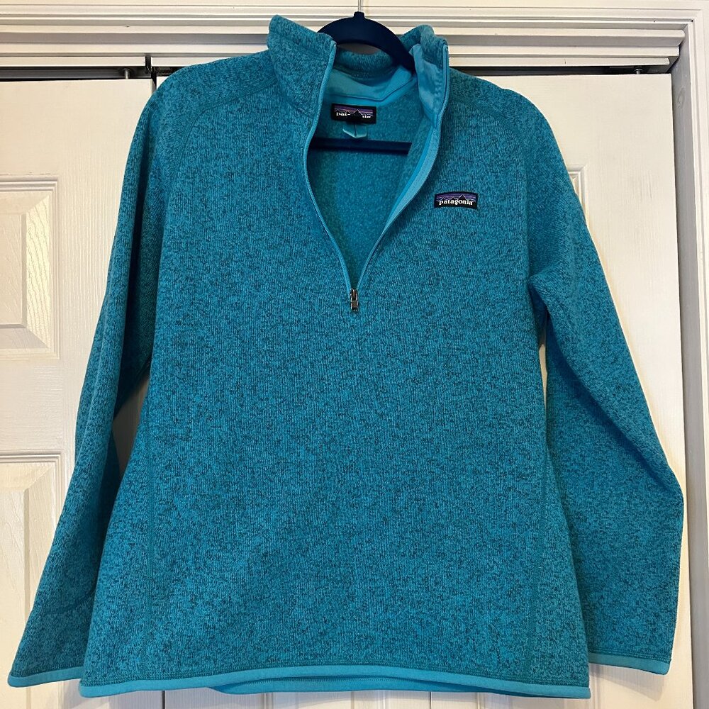 Patagonia Teal Better Sweater Pullover Jacket
